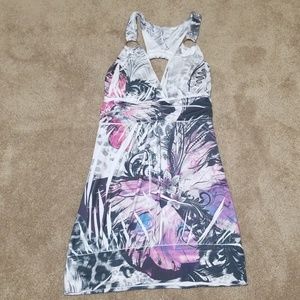 Floral print dress
